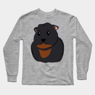 Cute black guinea pig Long Sleeve T-Shirt